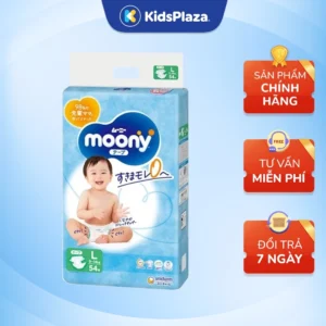 Bỉm - Tã Moony xanh tiêu chuẩn đầy đủ size cho bé - Chính hãng [EC