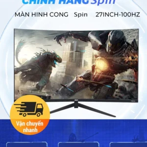 Spin Màn hình cong 1080p 27inch Led Màn hiển thị 24inch Máy tính Full HD LCD 100hz Thiết bị hiển thị