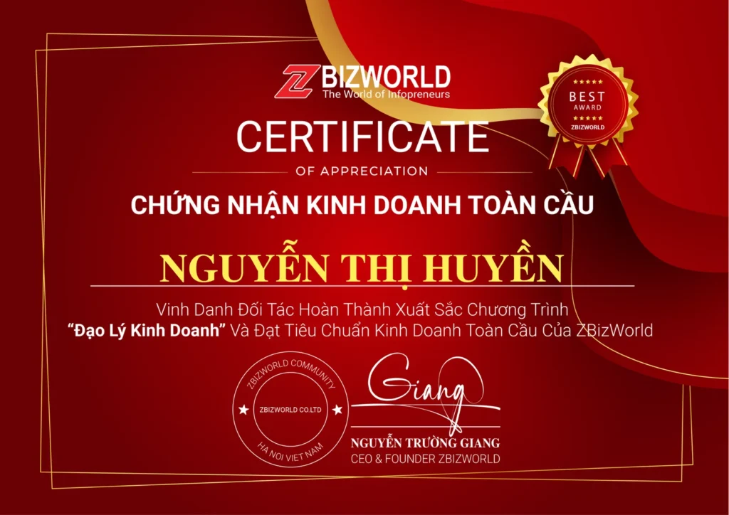 Đạo Lý Kinh Doanh